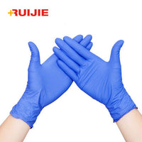 100pcs/box Blue Nitrile Gloves Powder Free Cheap Exam Pure Hand Nirtile Nitrile gloves Dental Examination gloves without powder<br>MOQ:100BOX