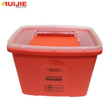 Plastic Disposal Sharp Containers/Medical Waste Bins 15L <br>MOQ：50 Pcs