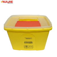 Plastic Disposal Sharp Containers/Medical Waste Bins 15L <br>MOQ：50 Pcs