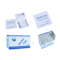 Non-woven Medical Alcohol Pad 75% Isopropyl Alcohol Swabs <br>100 Pieces<span style='font-size: 15px;'> (Min. Order)</span><br><strong>$0.0036 - $0.006 / Pieces</strong>