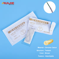 Medical Disposable Chromic catgut Sterile Suture With Thread