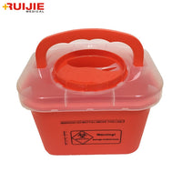 Plastic Disposal Sharp Containers/Medical Waste Bins 3L <br>MOQ：50 Pcs