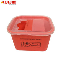 Plastic Disposal Sharp Containers/Medical Waste Bins 3L <br>MOQ：50 Pcs