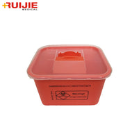 Plastic Disposal Sharp Containers/Medical Waste Bins 5L <br>MOQ：50 Pcs