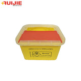 Plastic Disposal Sharp Containers/Medical Waste Bins 5L <br>MOQ：50 Pcs