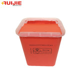 Plastic Disposal Sharp Containers/Medical Waste Bins 10L <br>MOQ：50 Pcs