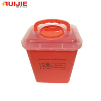 Plastic Disposal Sharp Containers/Medical Waste Bins 10L <br>MOQ：50 Pcs