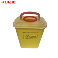 Plastic Disposal Sharp Containers/Medical Waste Bins 10L <br>MOQ：50 Pcs