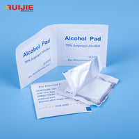 Non-woven Medical Alcohol Pad 75% Isopropyl Alcohol Swabs <br>100 Pieces<span style='font-size: 15px;'> (Min. Order)</span><br><strong>$0.0036 - $0.006 / Pieces</strong>