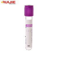 EDTA  Vacuum Blood Test Tube <br>10000 Pieces<span style='font-size: 15px;'> (Min. Order)</span><br><strong>$0.034 - $0.081 / Pieces</strong>