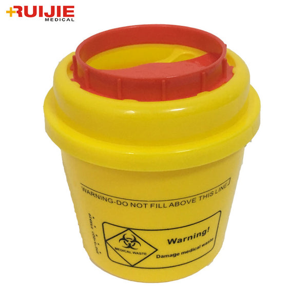 Plastic Disposal Sharp Containers/Medical Waste Bins 1L <br>MOQ：100 Pcs