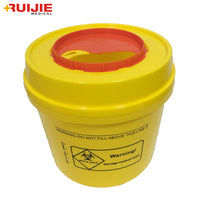 Wholesale Safety Box Disposal Plastic Sharp Waste Box 6.5L<br>MOQ:40 Pcs