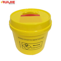 Wholesale Safety Box Disposal Plastic Sharp Waste Box 6.5L<br>MOQ:40 Pcs